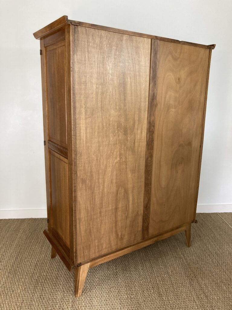 Armoire Art déco en chêne, vue arrière